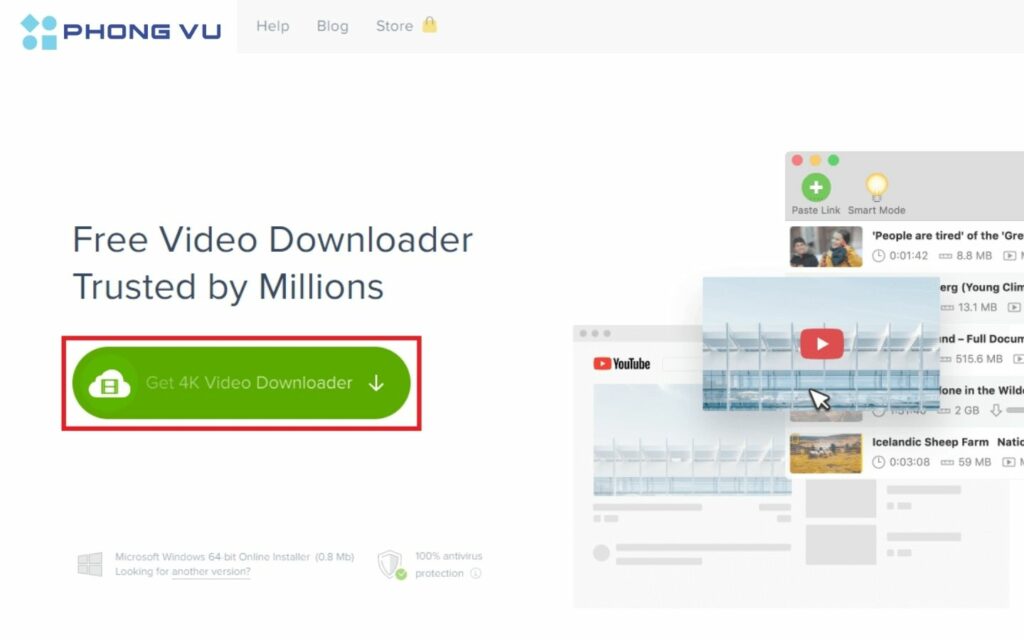 Tải phần mềm 4K Video Downloader 