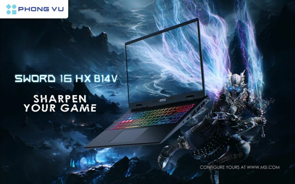 Với bộ xử lý Intel® Core™ i7-14700HX và GPU GeForce RTX 4070 8GB GDDR6, máy mang lại khả năng xử lý đồ họa mạnh mẽ cho các tựa game như Black Myth: Wukong.