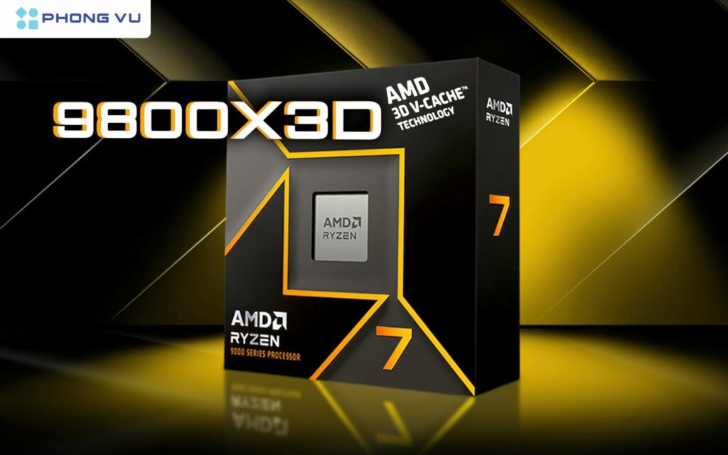 Ryzen 7 9800X3D sắp ra mắt dự kiến sẽ vượt qua Ryzen 9 9000 Series 1 Sắp tới, Ryzen 7 9800X3D với kiến trúc Zen 5 và 3D V-Cache hứa hẹn mang lại bước đột phá về hiệu năng, nhắm vào các ứng dụng cần xử lý đa luồng.
