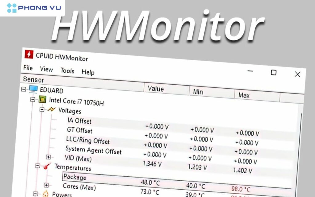  Sử dụng các ứng dụng như HWMonitor hoặc SpeedFan để giám sát nhiệt độ. Một số hệ thống tản nhiệt hiện đại còn tích hợp màn hình hiển thị nhiệt độ trực tiếp, giúp bạn theo dõi và điều chỉnh hiệu năng làm mát hiệu quả.