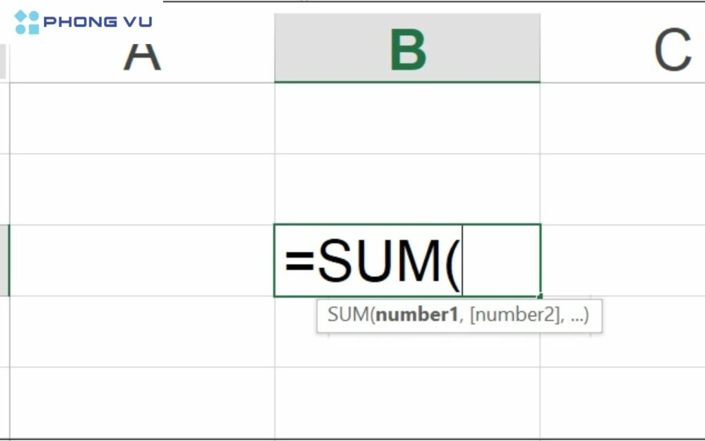 Hàm SUM là hàm tính tổng cơ bản và được sử dụng phổ biến nhất trong Excel.