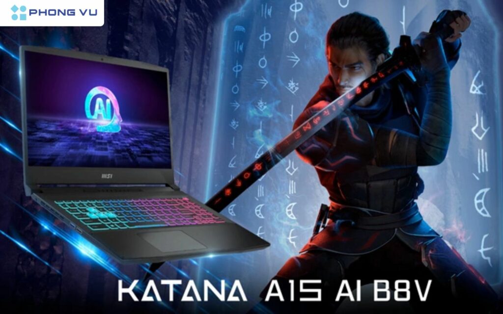 MSI Katana A15 mang đến hiệu năng mạnh mẽ với khả năng đồ họa cao cấp, phù hợp với các tựa game AAA và công việc yêu cầu đồ họa cao.