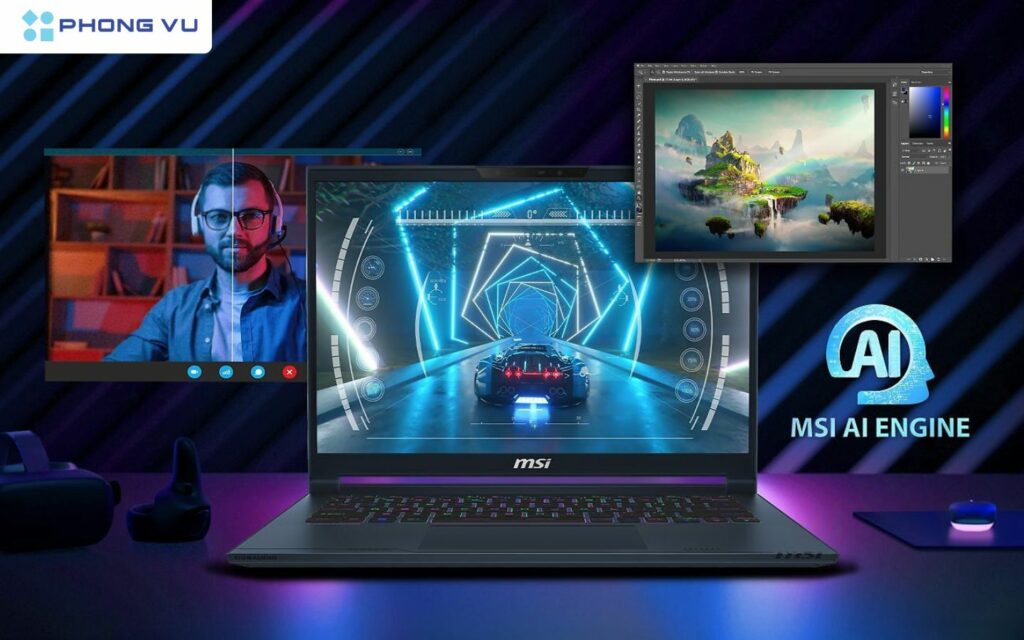 MSI Stealth 14 AI Studio là sự kết hợp hoàn hảo giữa sức mạnh AI và khả năng chơi game cao cấp. Màn hình OLED rực rỡ và hiệu năng mạnh mẽ giúp bạn dễ dàng chinh phục mọi tựa game đòi hỏi cấu hình cao.