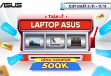 Super Brand Week: mua laptop Asus dịp Black Friday tại Phong Vũ nhận ngay coupon giảm giá 500.000 VND Asus Week tháng 11 - Mua laptop Asus tại Phong Vũ nhận ngay ưu đãi 500k