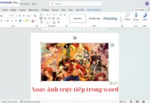 Hướng dẫn xoay ảnh trong Word chỉ với 3 cách đơn giản Hướng dẫn xoay ảnh trong Word chỉ với 3 cách đơn giản