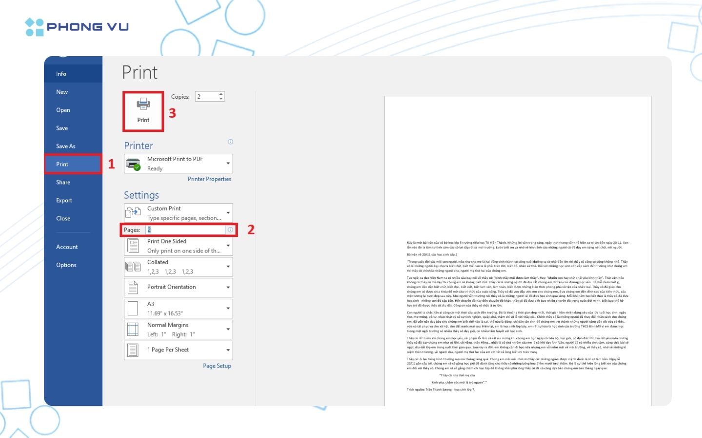 Cách sử dụng máy in cho người mới bắt đầu đơn giản nhất 22 Hướng dẫn in một đoạn bất kỳ trong tài liệu