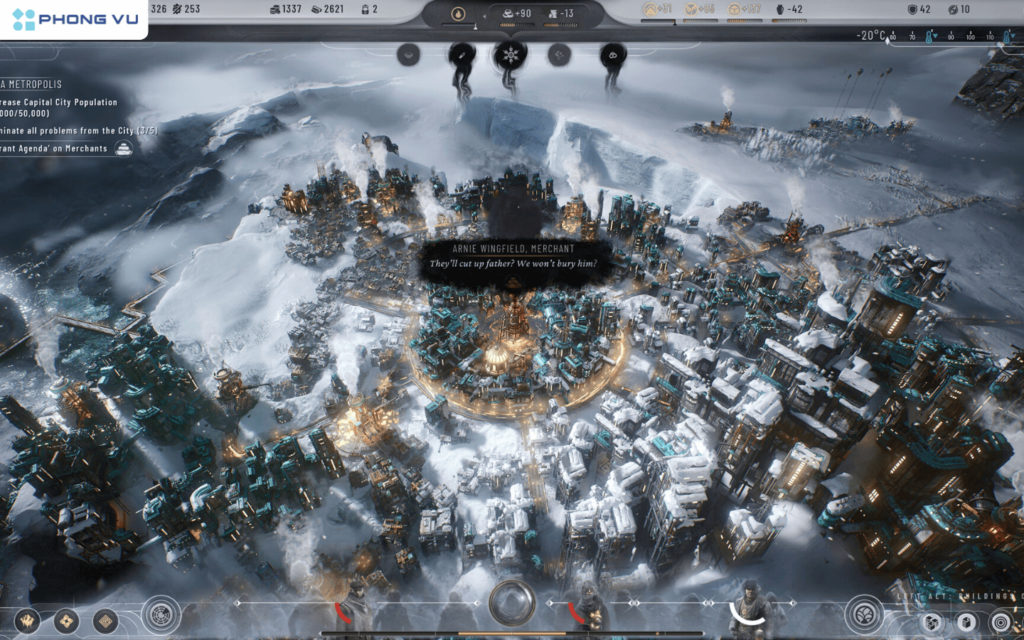 Frostpunk 2 mở rộng quy mô lớn hơn nhiều so với trò chơi đầu tiên