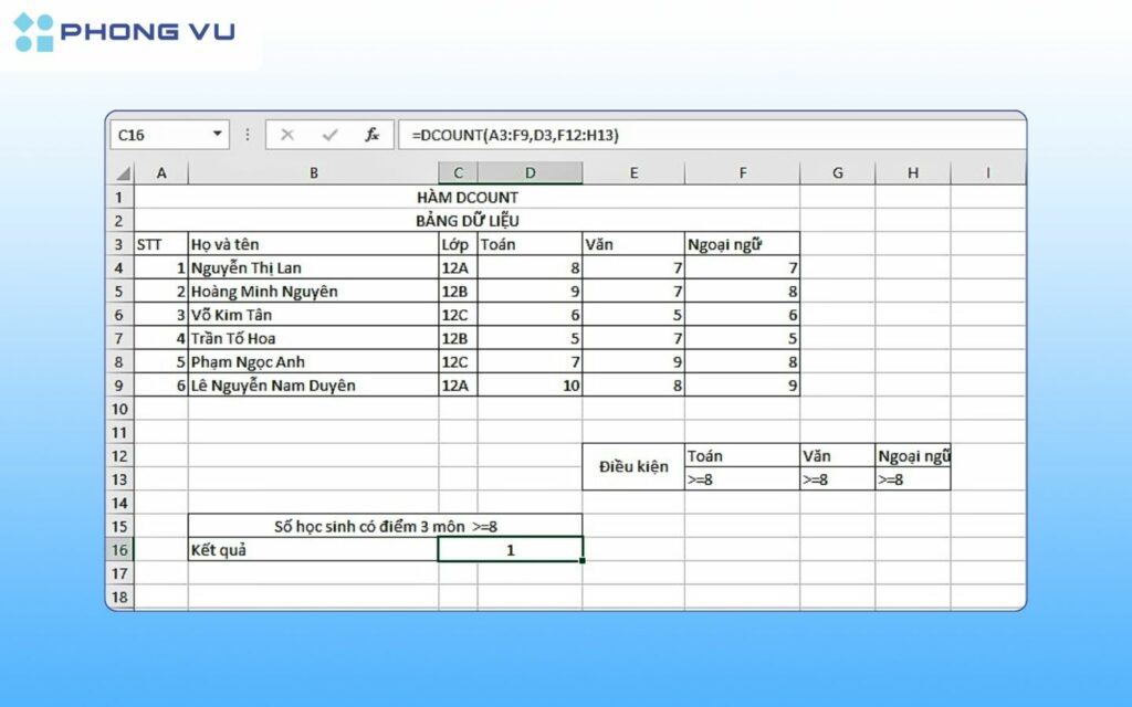 ham dem co dieu kien trong excel 5