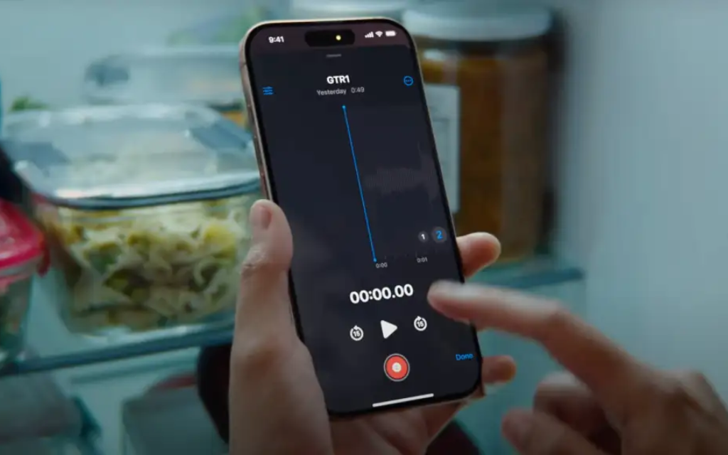 Người dùng iPhone 16 Pro sẽ được trải nghiệm ứng dụng Ghi nhớ thoại nâng cấp
