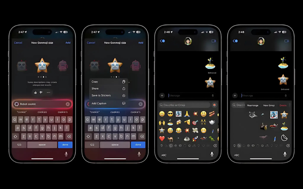 Genmoji là một tính năng thú vị khác của Apple Intelligence, cho phép bạn tạo ra những emoji "có một không hai" theo ý thích