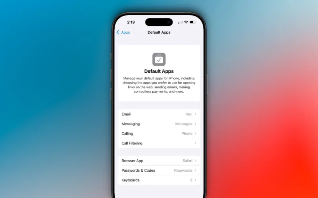 iOS 18.2 cho phép người dùng đặt ứng dụng mặc định cho Tin nhắn và Cuộc gọi trên toàn cầu