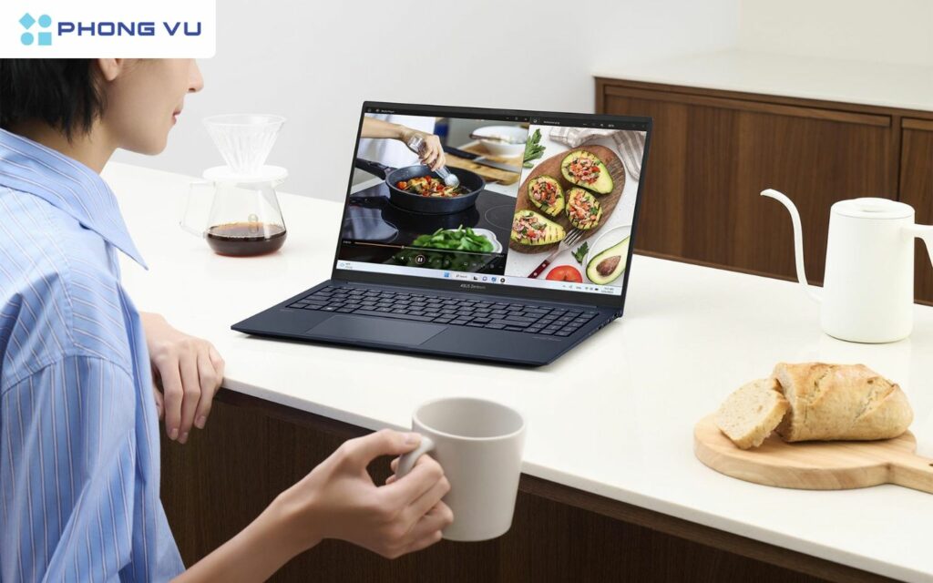 Bạn có thể thoải mái tùy chỉnh dải màu theo ý thích của mình trên laptop ASUS Lumina OLED