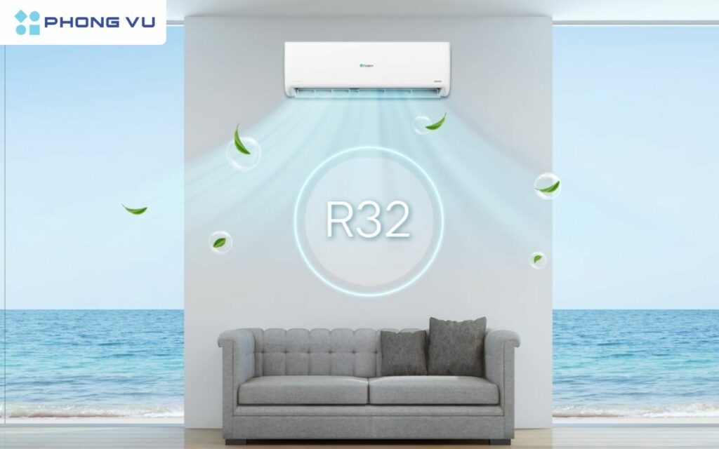 Máy Lạnh Casper Inverter 1.5 HP GC-12IS35  công suất 1.5 HP, thích hợp sử dụng cho phòng dưới 20m²