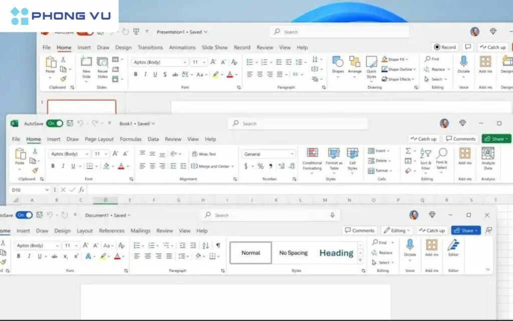 Office 2024 có khả năng tương thích với đa dạng hệ điều hành từ Windows tới Macbook