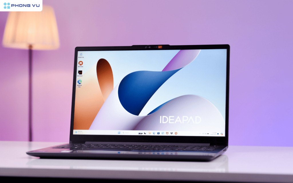 Lenovo Ideapad Slim 5 có màn hình lớn hơn 16 inch với độ phân giải 2K