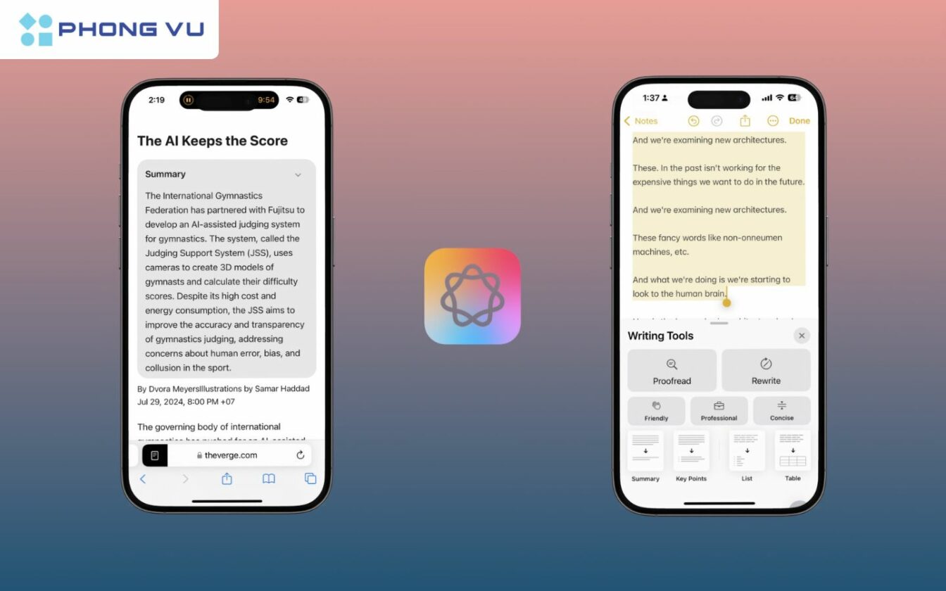 Writing Tools Trên Apple Intelligence Có Thể Làm được Những Gì?