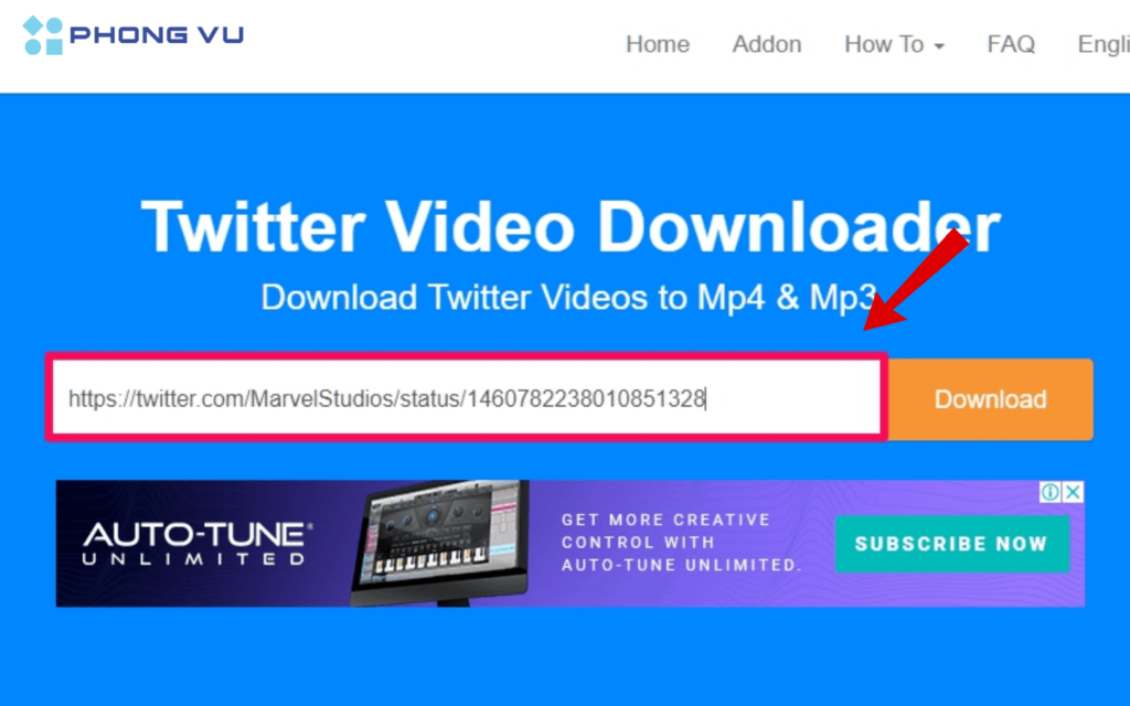 3 Cách tải video Twitter HD mới nhất, đơn giản ai cũng làm được 12 Truy cập vào trang web SaveTweetVid > Dán đường link video Twitter đã copy ở trên vào khoảng trống > Nhấn Download