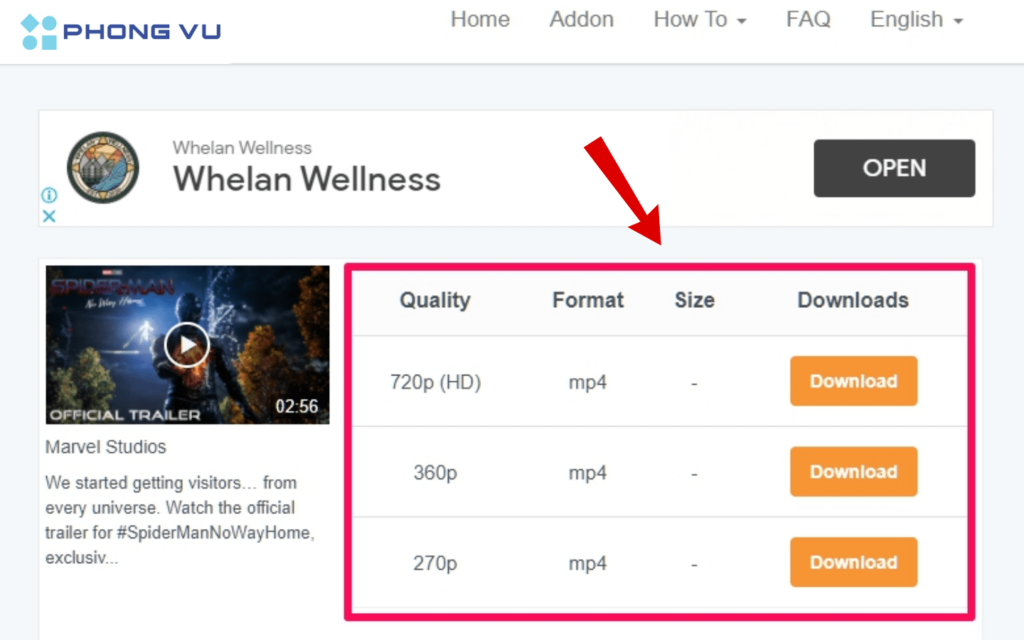 3 Cách tải video Twitter HD mới nhất, đơn giản ai cũng làm được 13 Lúc này trang web sẽ hiển thị ba tùy chọn chất lượng video tải xuống bao gồm: 720p (HD), 360p, 270p. Tất cả ba tùy chọn đều ở định dạng MP4. Bạn chỉ cần nhấn vào nút Download ở tùy chọn 720p (HD)