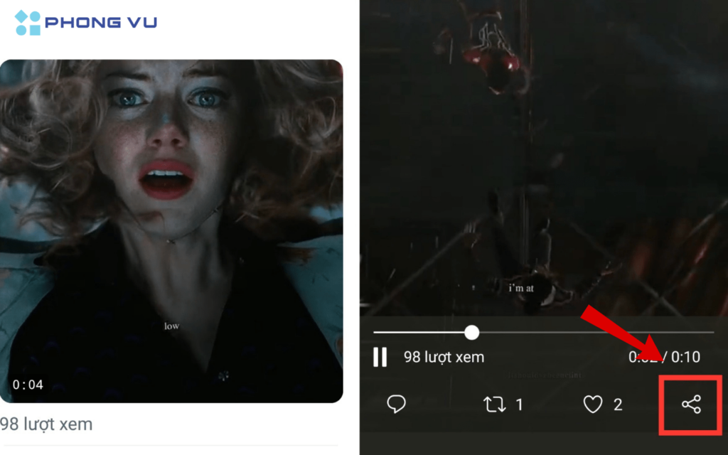 3 Cách tải video Twitter HD mới nhất, đơn giản ai cũng làm được 9 Chọn video Twitter muốn tải về > Nhấn vào biểu tượng chia sẻ (Share)