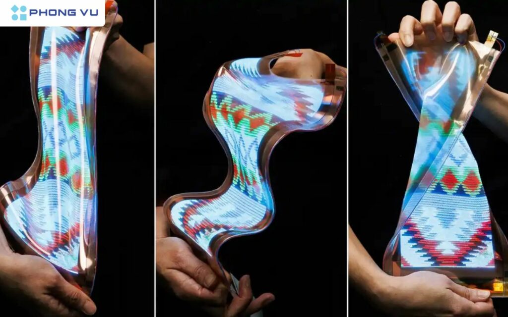 LG ra mắt màn hình co giãn đầu tiên trên thế giới, có thể tăng 50% kích thước 2 Bạn hoàn toàn có thể kéo giãn màn hình nhờ khả năng linh hoạt cao