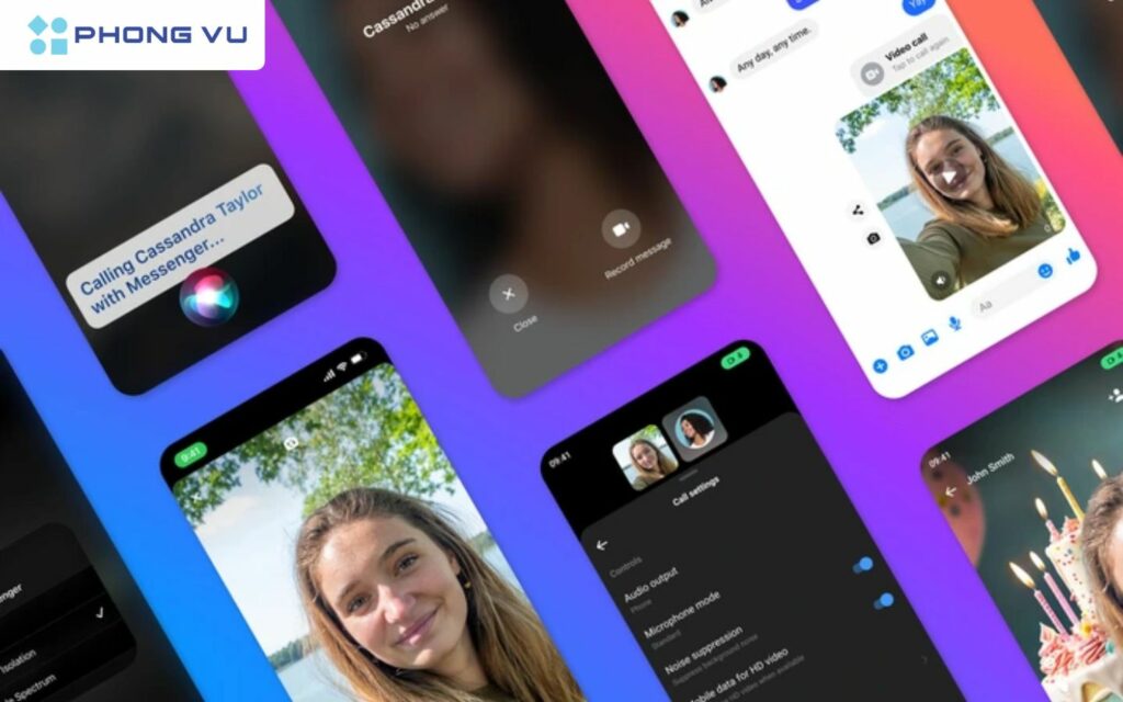Messenger nâng cấp trải nghiệm gọi video cùng loạt tính năng đột phá 1 Meta vừa chính thức giới thiệu các tính năng mới trên Messenger, nhằm mang đến trải nghiệm gọi điện chất lượng cao