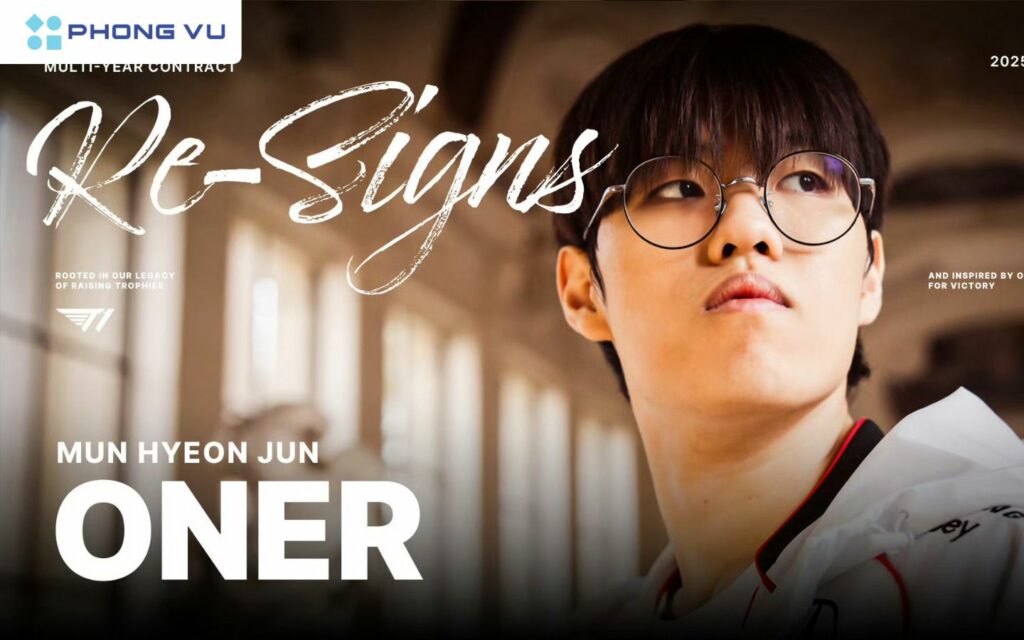 Oner, người đi rừng xuất sắc của T1, đã gia hạn hợp đồng đến năm 2026