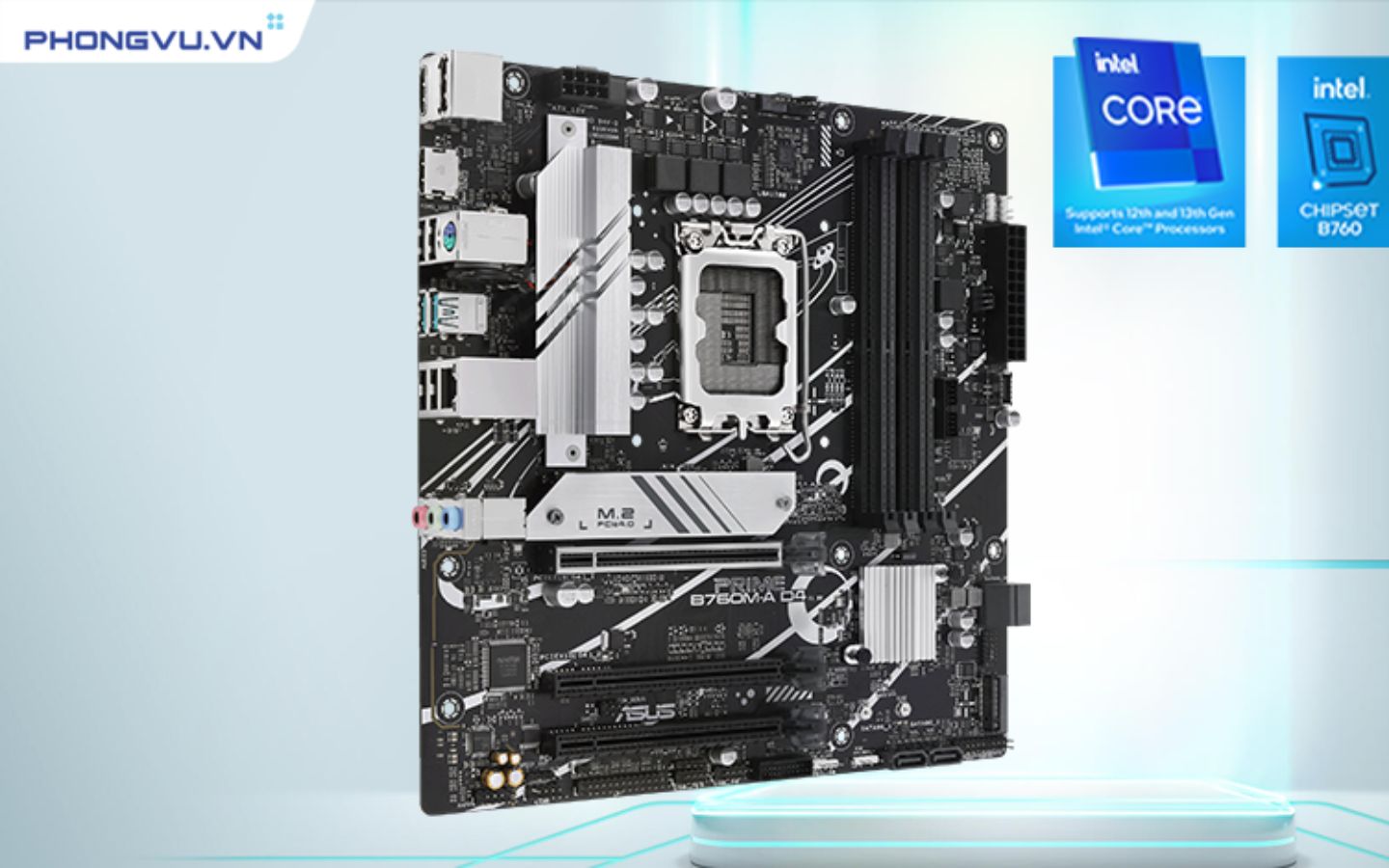 Mainboard ASUS B760M-V5 D4 hiệu năng ổn định, bền bỉ