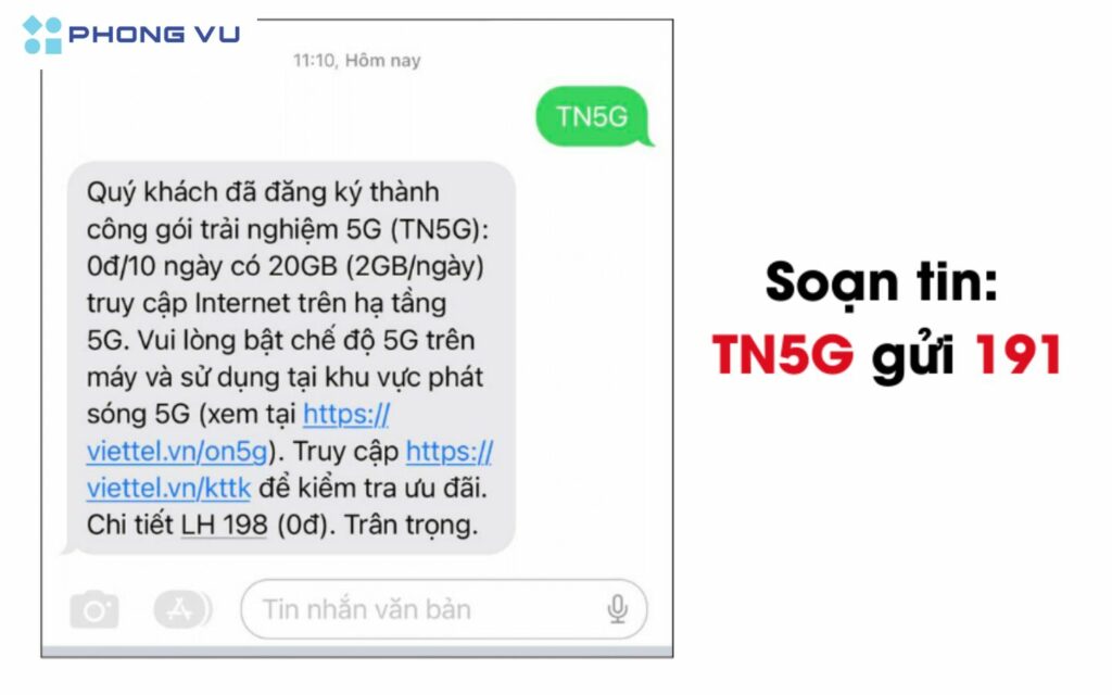 TN5G gửi 191