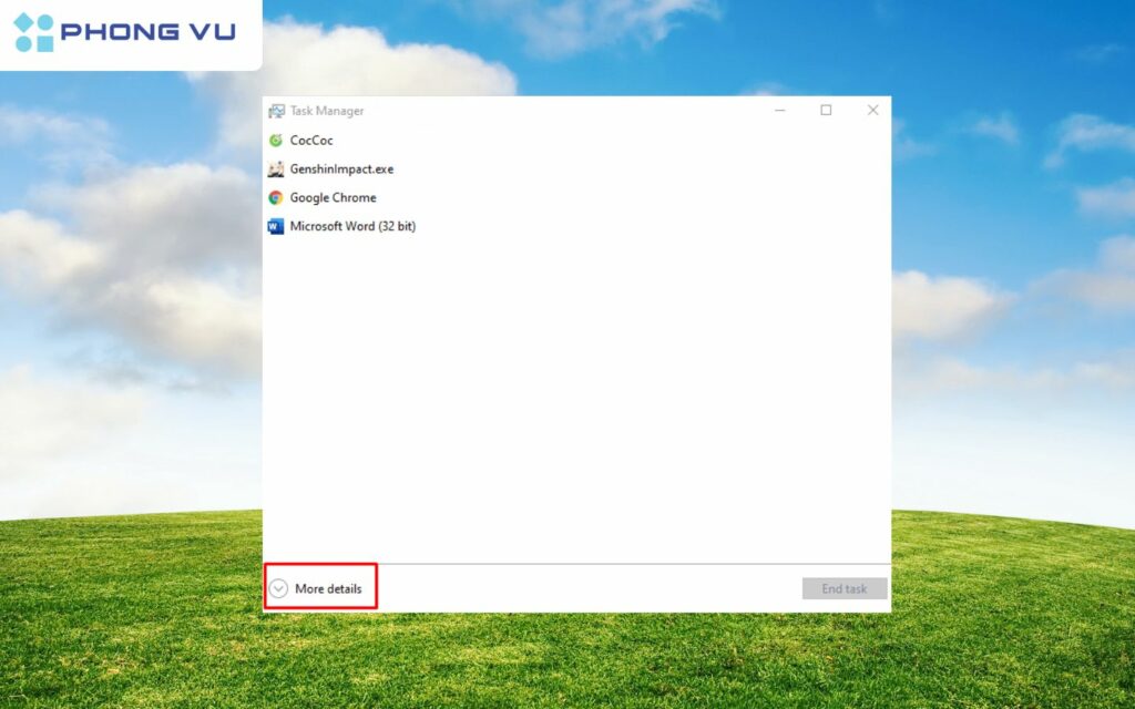 Chọn mục More details. 