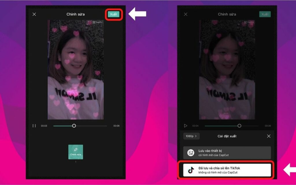 Xóa logo TikTok trên ảnh bằng capcut