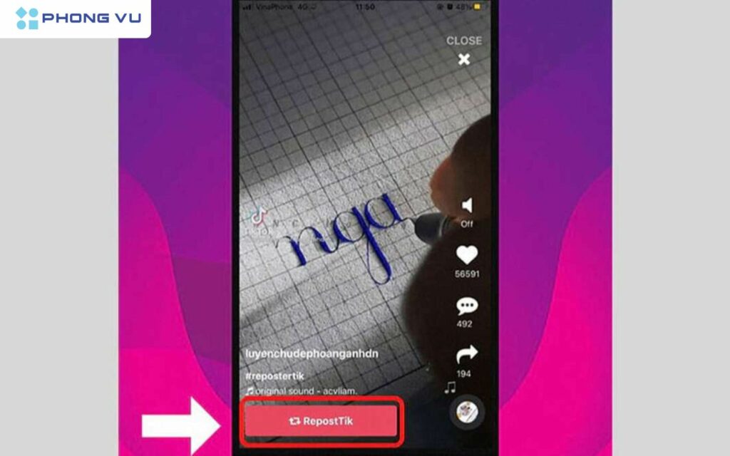 hướng dẫn Xóa logo TikTok bằng ResposterTik