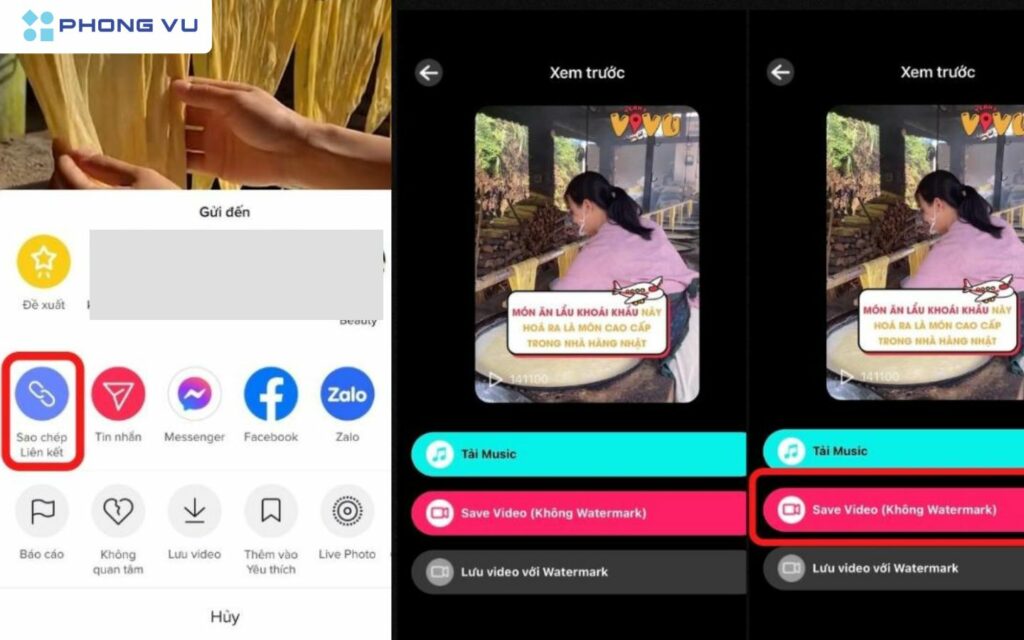 Hướng dẫn xóa logo TikTok trên iPhone với SaveTik