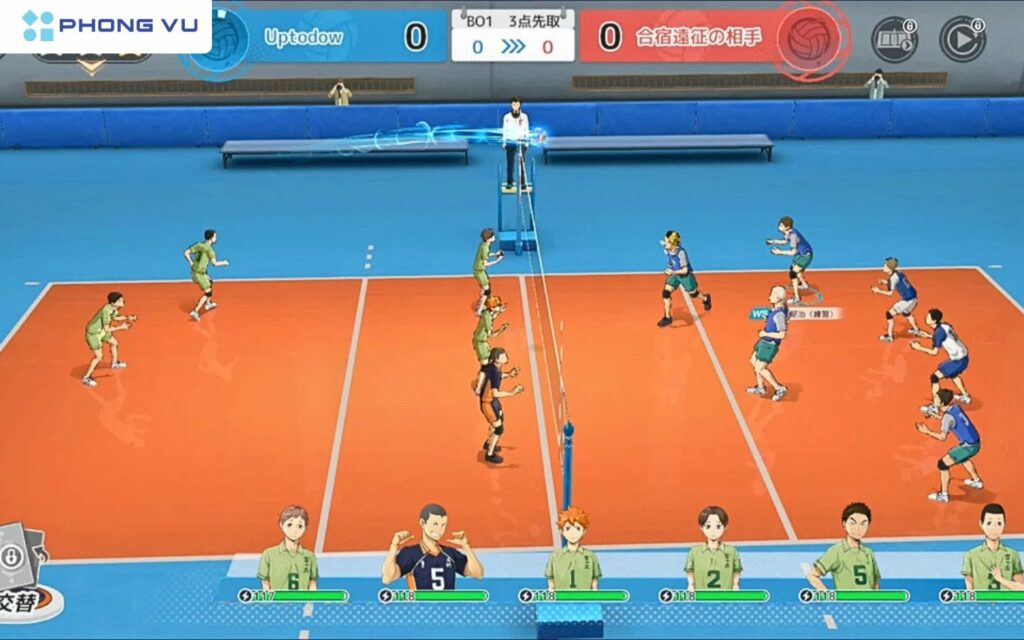 Game bóng chuyền nổi tiếng tại Nhật Bản