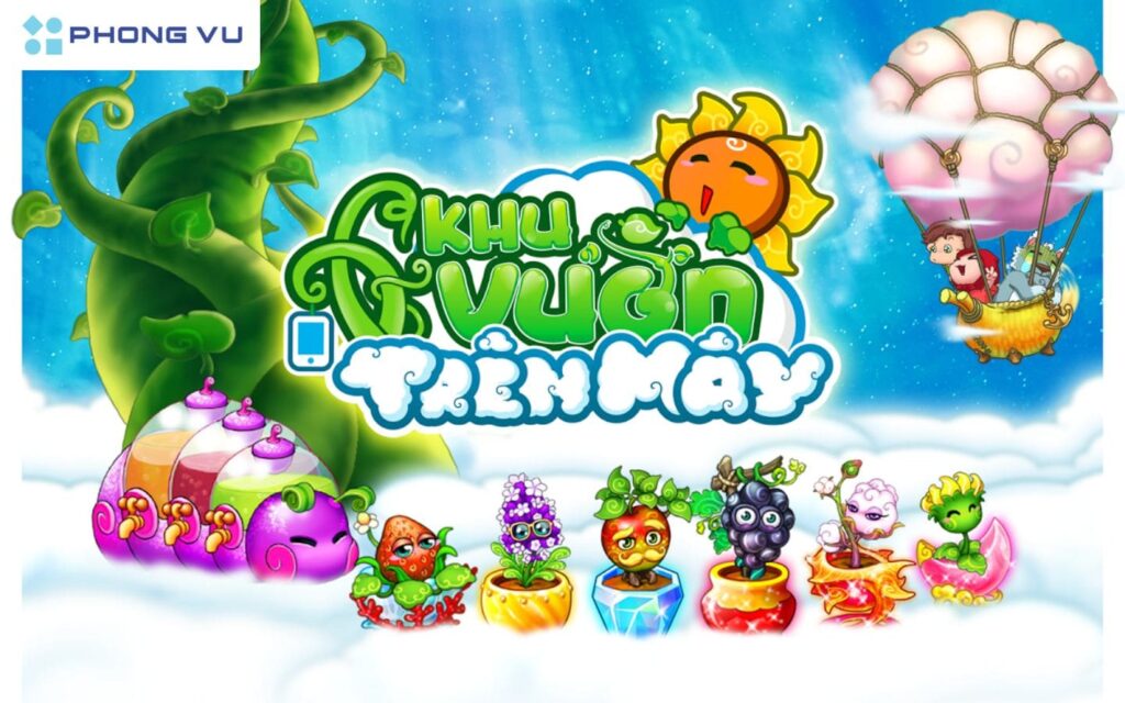 Khu vườn trên mây là một game nông trại và game xếp hình cực kỳ thú vị