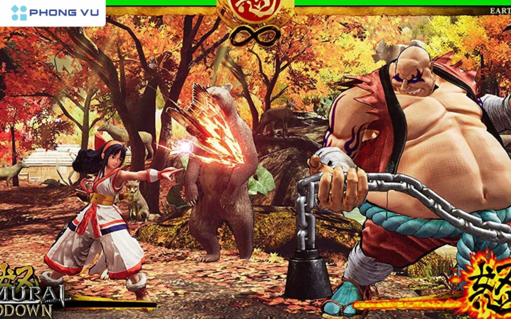 Bạn sẽ được hóa thân thành các samurai và đối đầu với kẻ xấu trong game