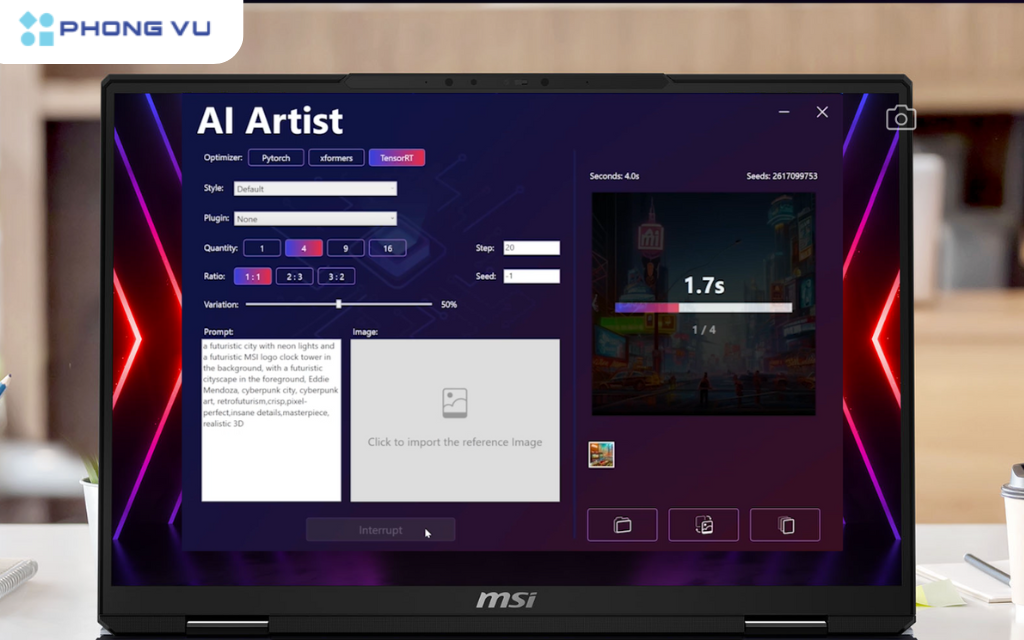 Công cụ AI offline này cho phép bạn tạo ra những hình ảnh ấn tượng một cách dễ dàng