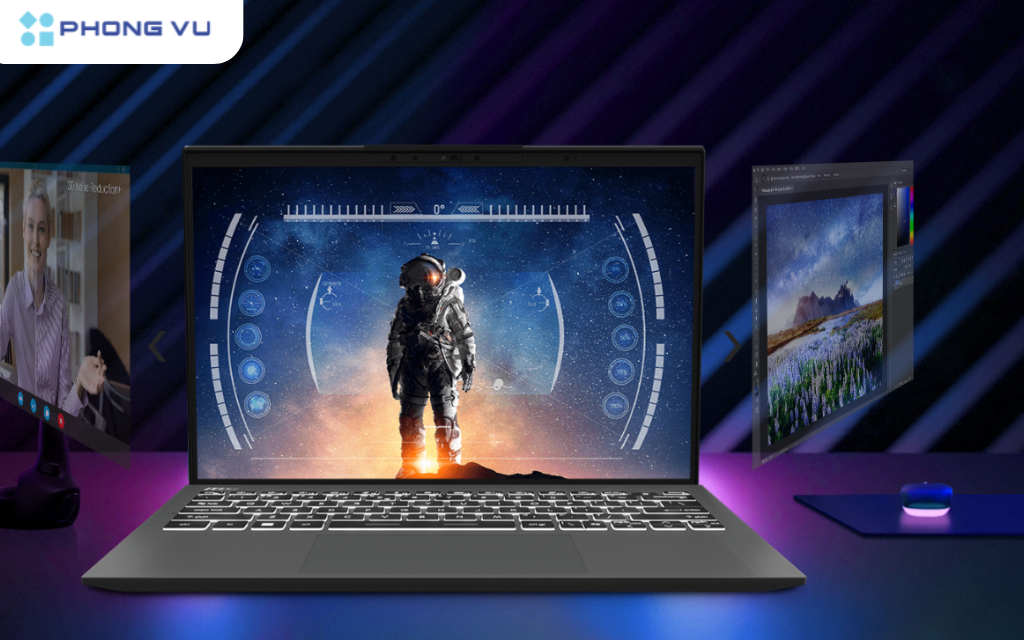 MSI Prestige 13 AI Evo A1MG-062VN siêu di động 1kg, màn hình OLED 13.3", Intel Core Ultra 7, Wi-Fi 7, AI Engine mạnh mẽ