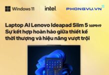 Lenovo Ideapad Slim 5 16IMH9: Chiếc laptop với thiết kế đẹp mắt và hiệu năng đỉnh cao