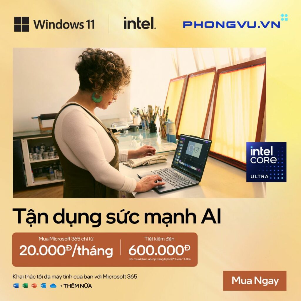 Hiệu năng đỉnh cao với Intel Core Ultra 5 125H