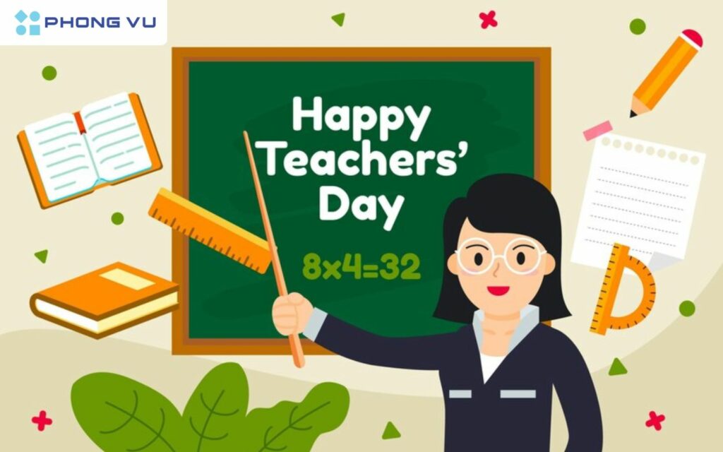 Lời chúc 20/11 theo môn học cho thầy cô