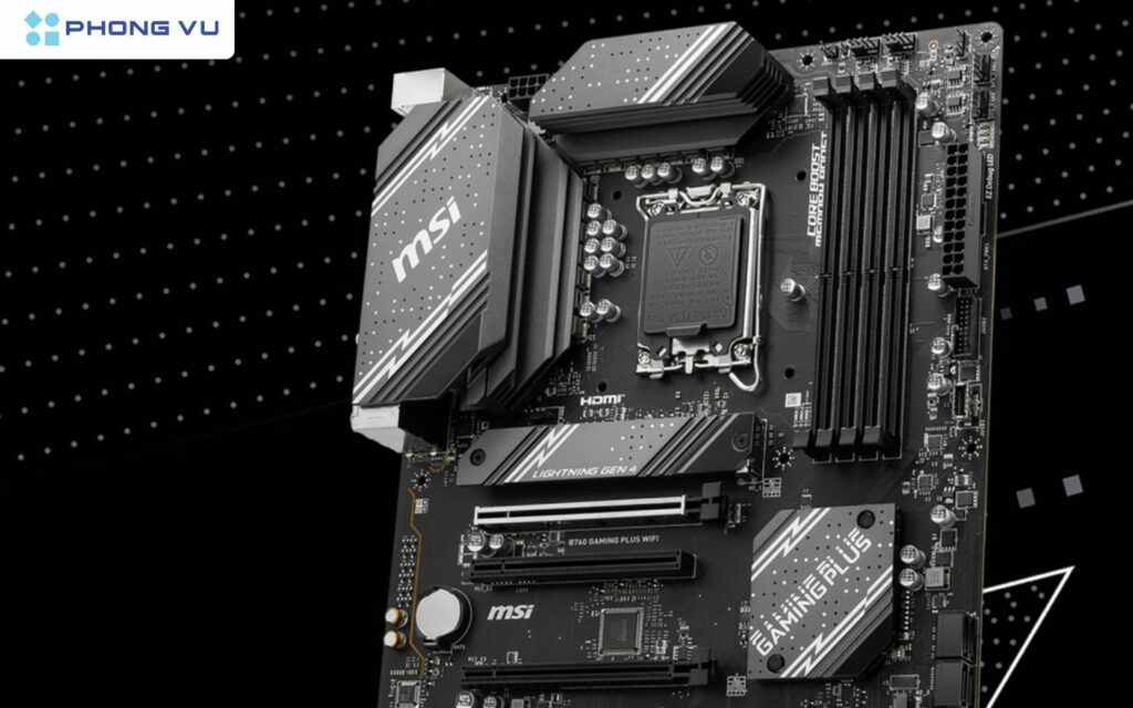 Dòng mainboard này cung cấp kết nối Wi-Fi tích hợp và khả năng ép xung RAM DDR5, giúp tối ưu hiệu năng cho các game thủ và người dùng cần hiệu suất cao.