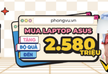 Black Friday Mua laptop ASUS nhận bộ quà khủng lên đến 2.580.000 VNĐ tại Phong Vũ Mua laptop ASUS nhận bộ quà khủng lên đến 2.580.000 VNĐ tại Phong Vũ