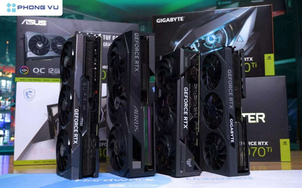 RTX 4070 Ti là lựa chọn hợp lý cho ngân sách trung bình, trong khi RTX 4090 dành cho những người không ngại đầu tư lớn.