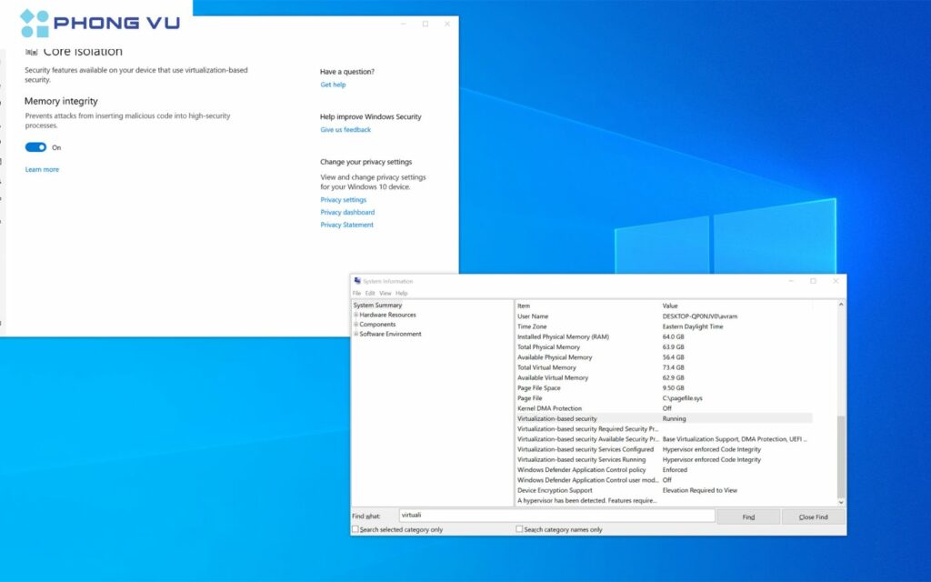 Cách tắt VBS khi vừa mua laptop Gaming về