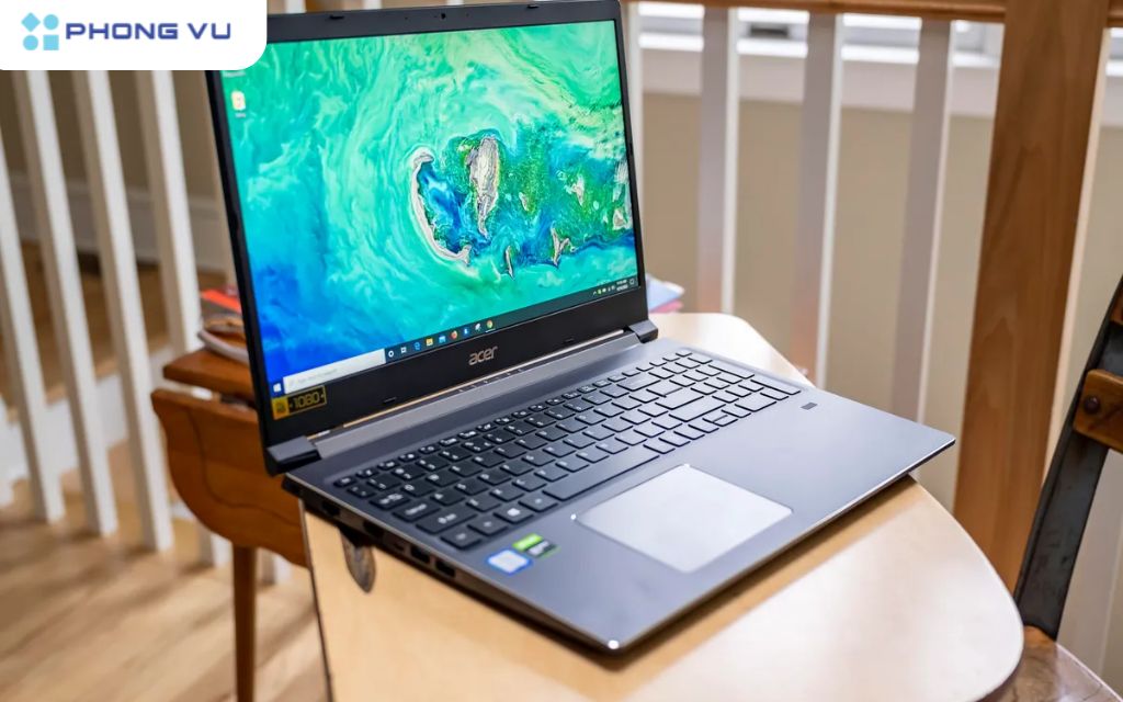 Top 10 laptop văn phòng giá dưới 25 triệu bán chạy nhất tại Phong Vũ 5 Acer Aspire 7 A715-76G-5806: Laptop mạnh mẽ cho cả công việc lẫn giải trí với chip i5-12450H, card RTX 3050, màn hình 144Hz, SSD 512GB, RAM 16GB.