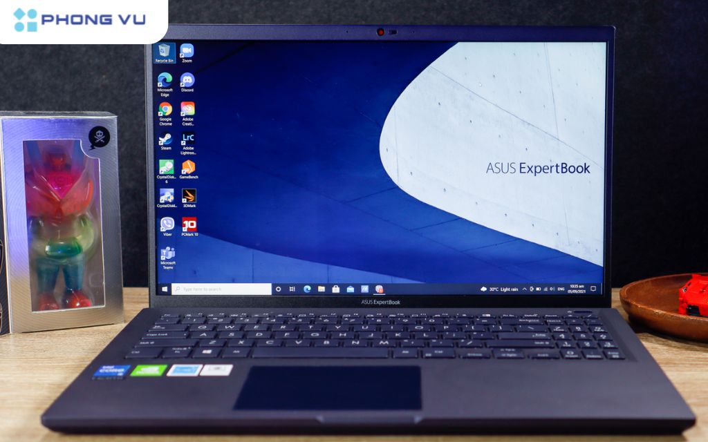 Top 10 laptop văn phòng giá dưới 25 triệu bán chạy nhất tại Phong Vũ 6 ASUS ExpertBook B1 B1402CBA-EB4202W: Laptop văn phòng gọn nhẹ, hiệu năng ổn định với chip i5-1235U, RAM 16GB, SSD 512GB, màn hình 14 inch Full HD, giá cả phải chăng.