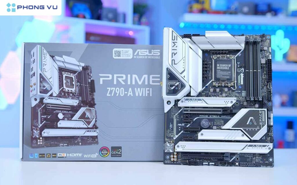 Asus PRIME Z790-P WIFI-CSM DDR5 được tối ưu cho tác vụ chơi game và đồ họa, với hỗ trợ nhiều cổng kết nối và khả năng ép xung hiệu quả.