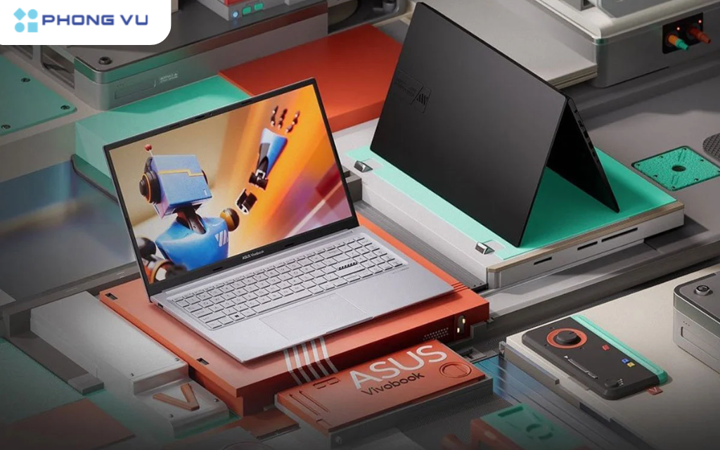 Điểm đặc biệt của Laptop ASUS Vivobook 15X Oled M3504YA-L1268W là khả năng mở màn hình 180 độ, giúp bạn dễ dàng chia sẻ nội dung