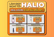 Black Friday giảm đến 50% khi mua các sản phẩm làm đẹp thương hiệu Halio tại Phong Vũ