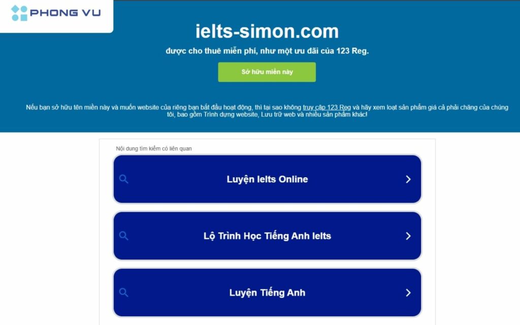 Trang web luyện IELTS cho cả học sinh, sinh viên và dân văn phòng
